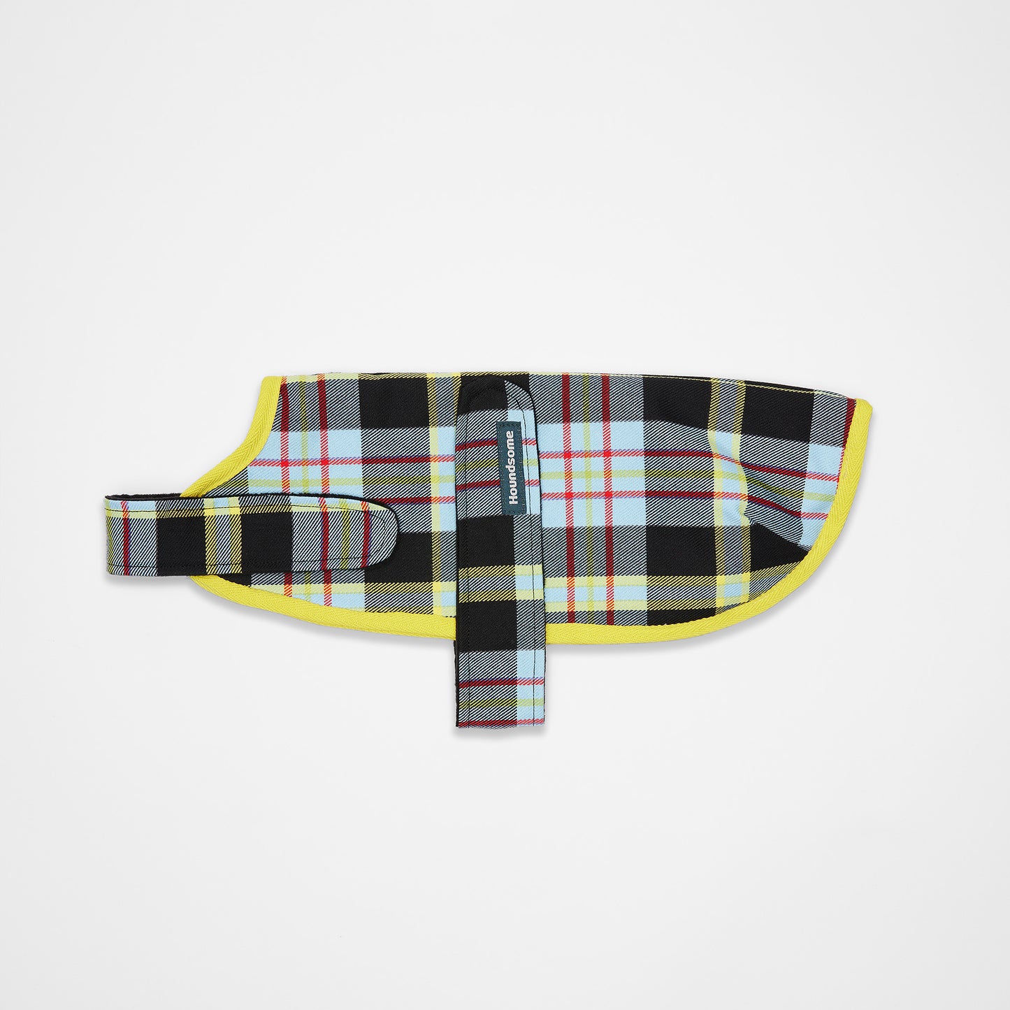 Dachshund Dog Jacket Tartan Blue