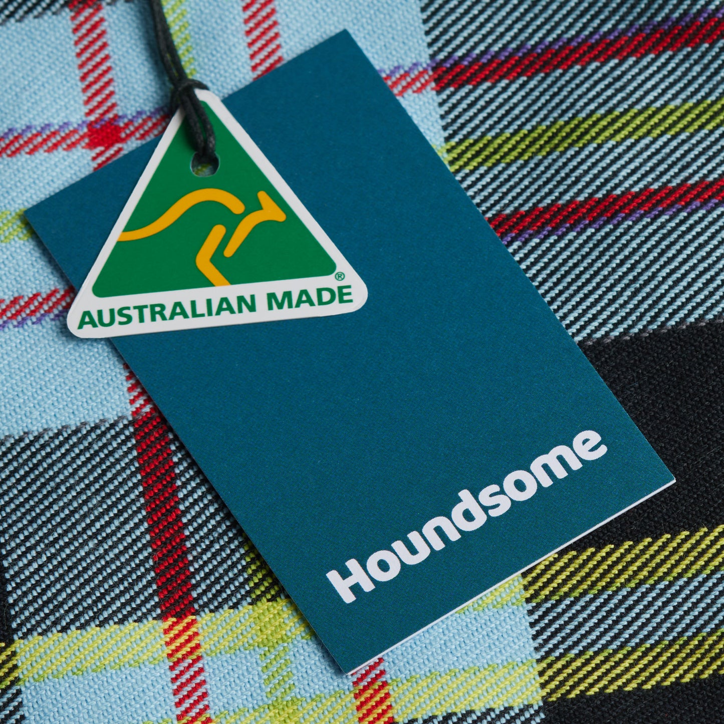 Dachshund Dog Jacket Tartan Blue