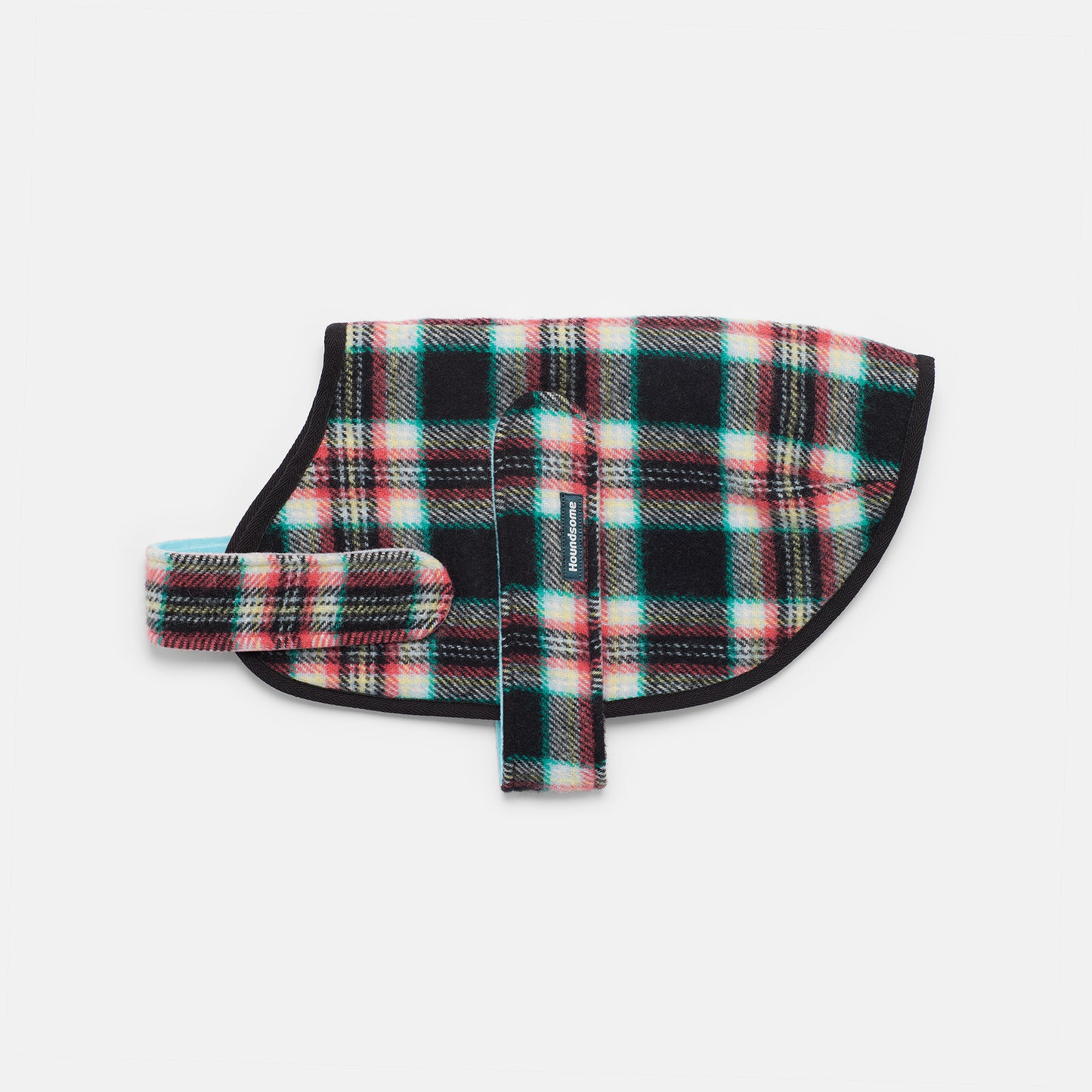 French Bulldog Coat Black Cockatoo Teal