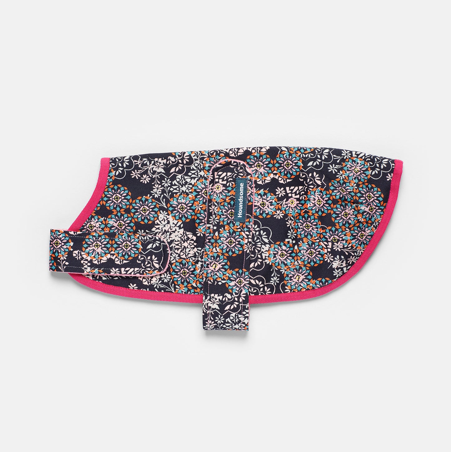Dog Jacket Denim Coral Haze