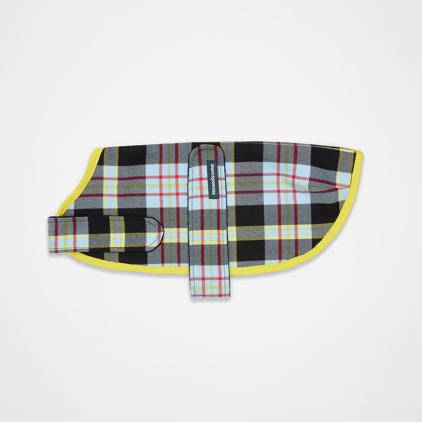 Dog Jacket Tartan Blue