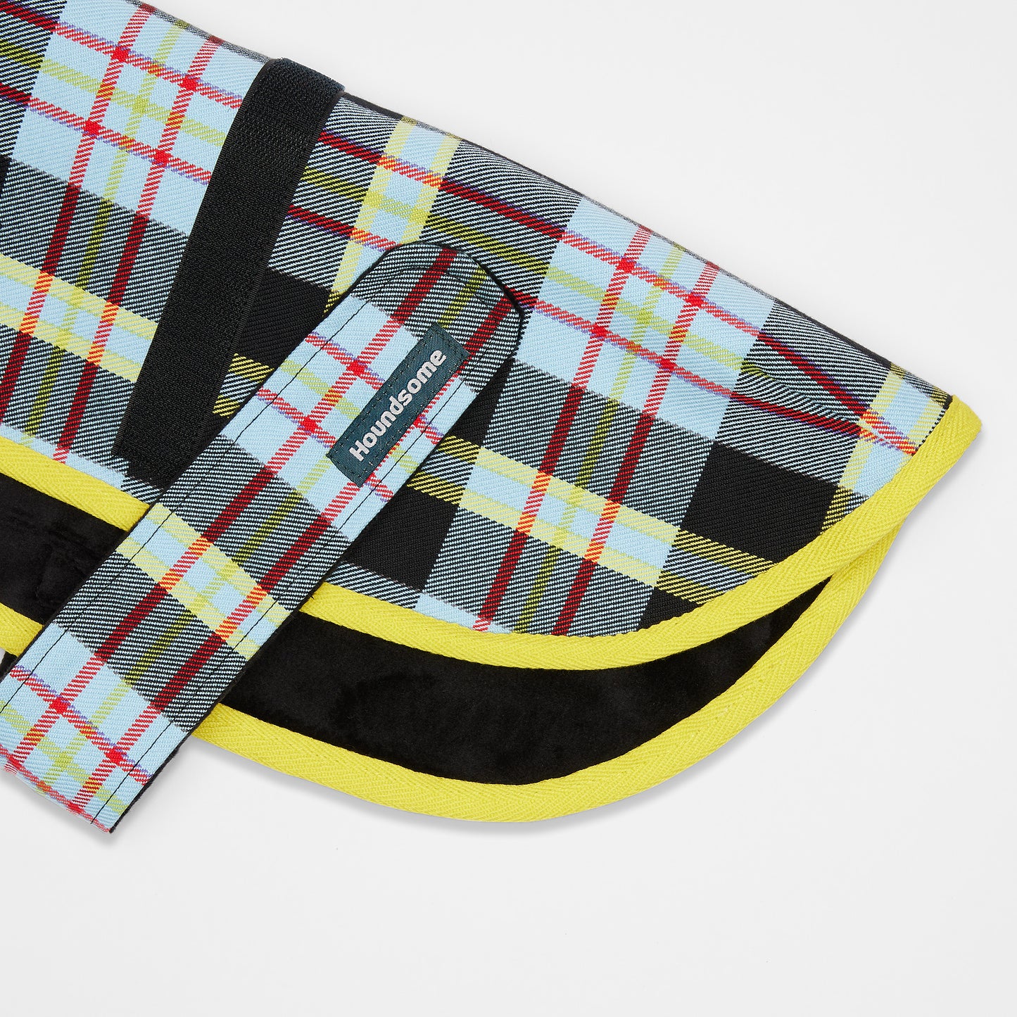 Dog Jacket Tartan Blue