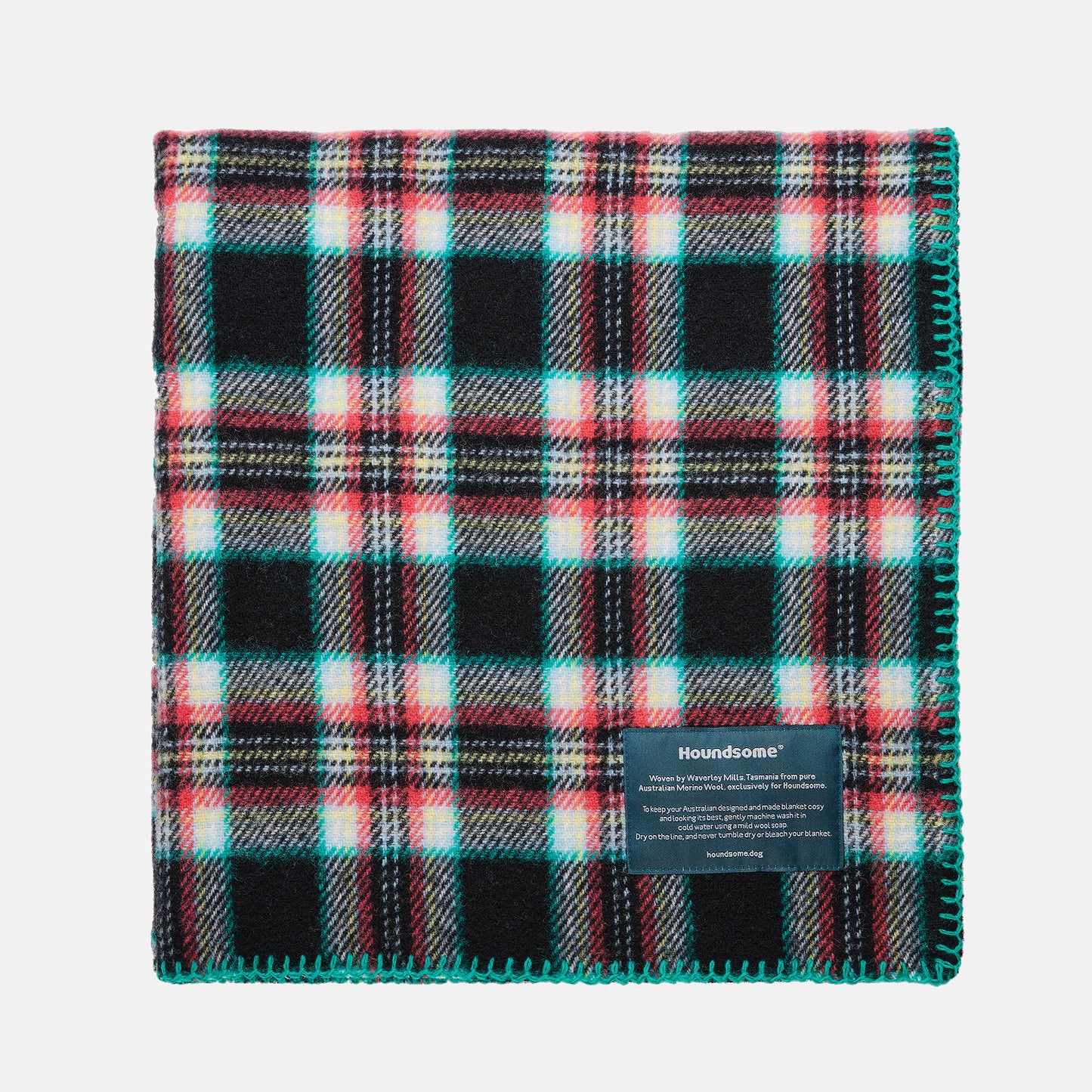 Dog Blanket Black Cockatoo