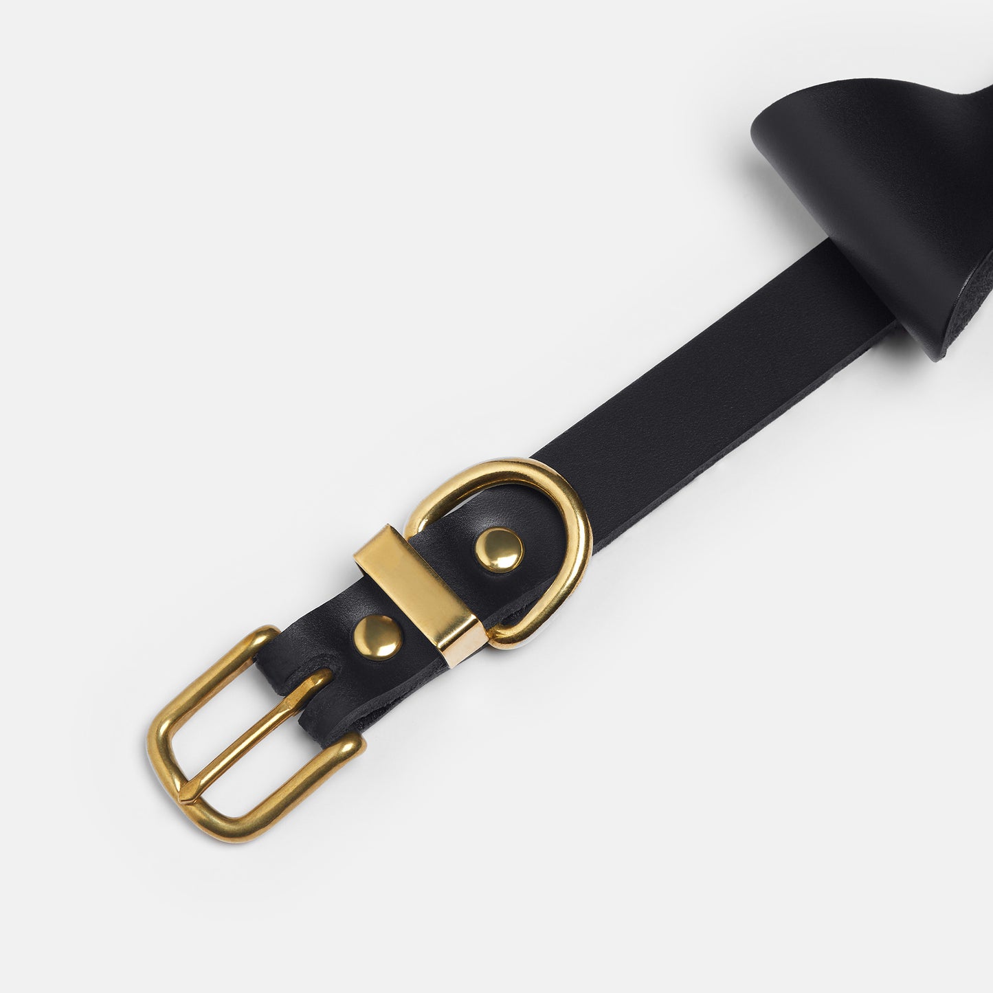 Dog Collar Brocky Bow Black