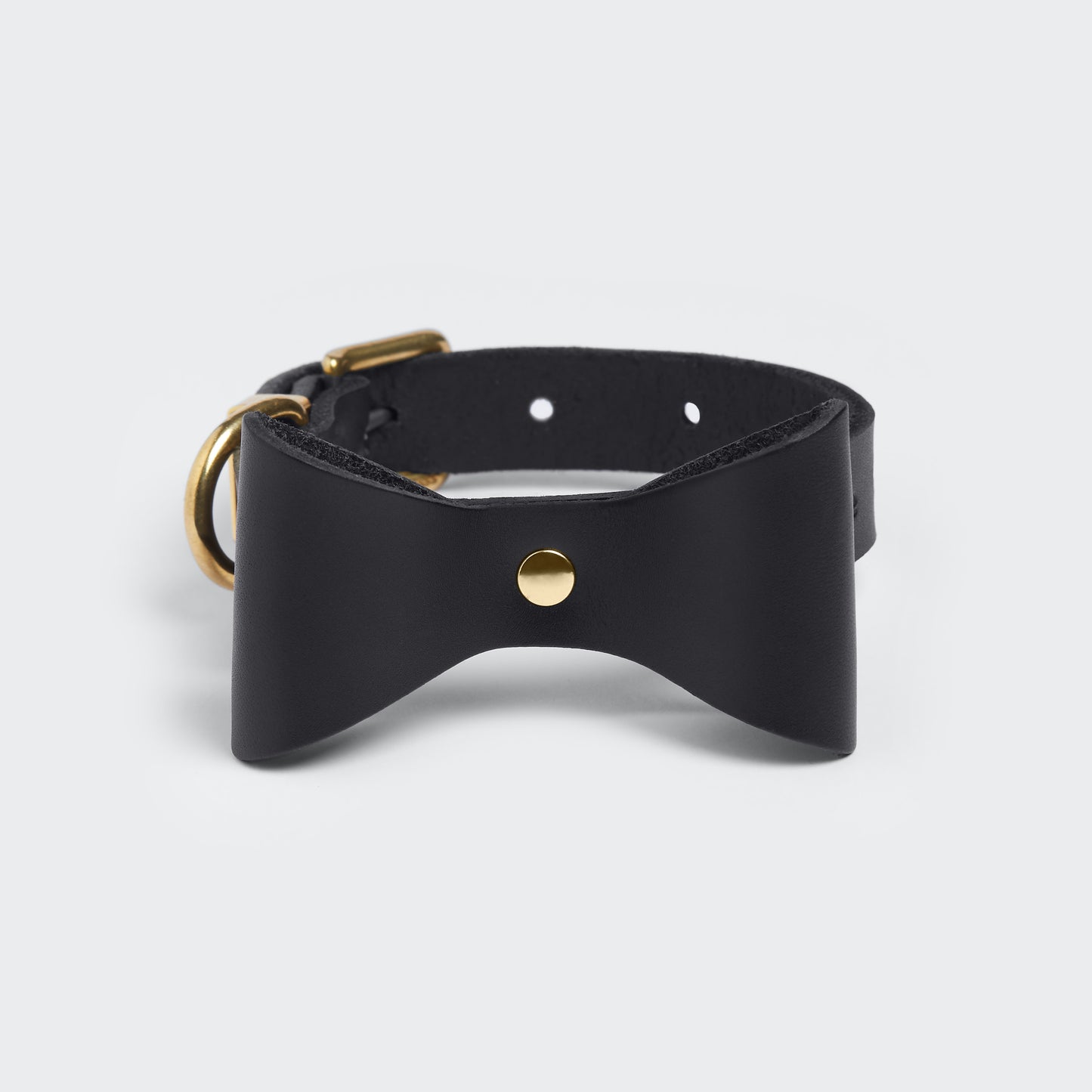 Dog Collar Brocky Bow Black